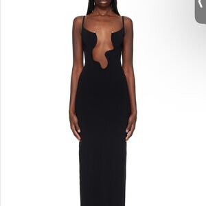 Cult Gaia Black Backless Dress